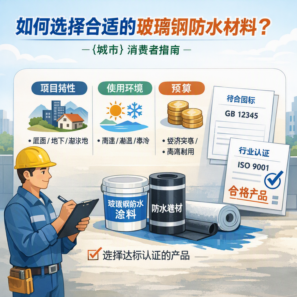 如何判定玻璃钢防水材料的合格标准？ 五指山 消费者指南