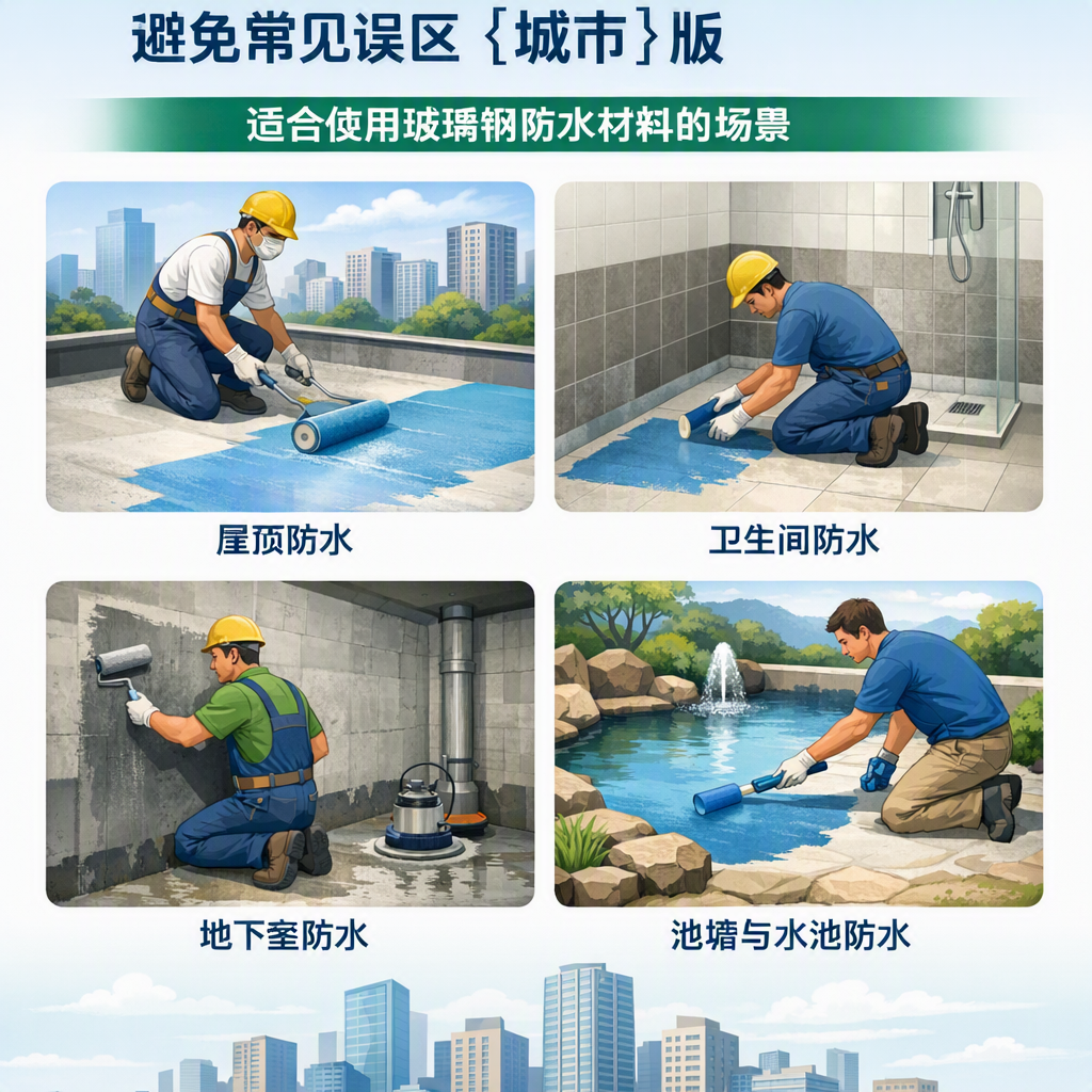 玻璃钢防水材料施工注意事项，避免常见误区 五指山 版