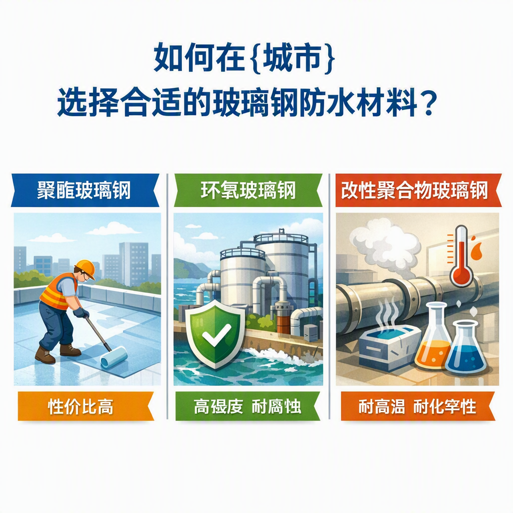 如何在五指山选择合适的玻璃钢防水材料？