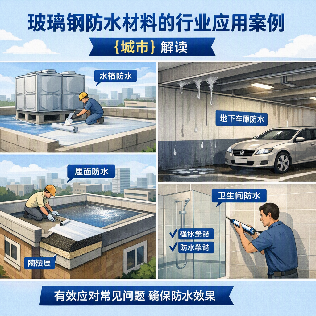玻璃钢防水材料的行业应用案例，五指山解读