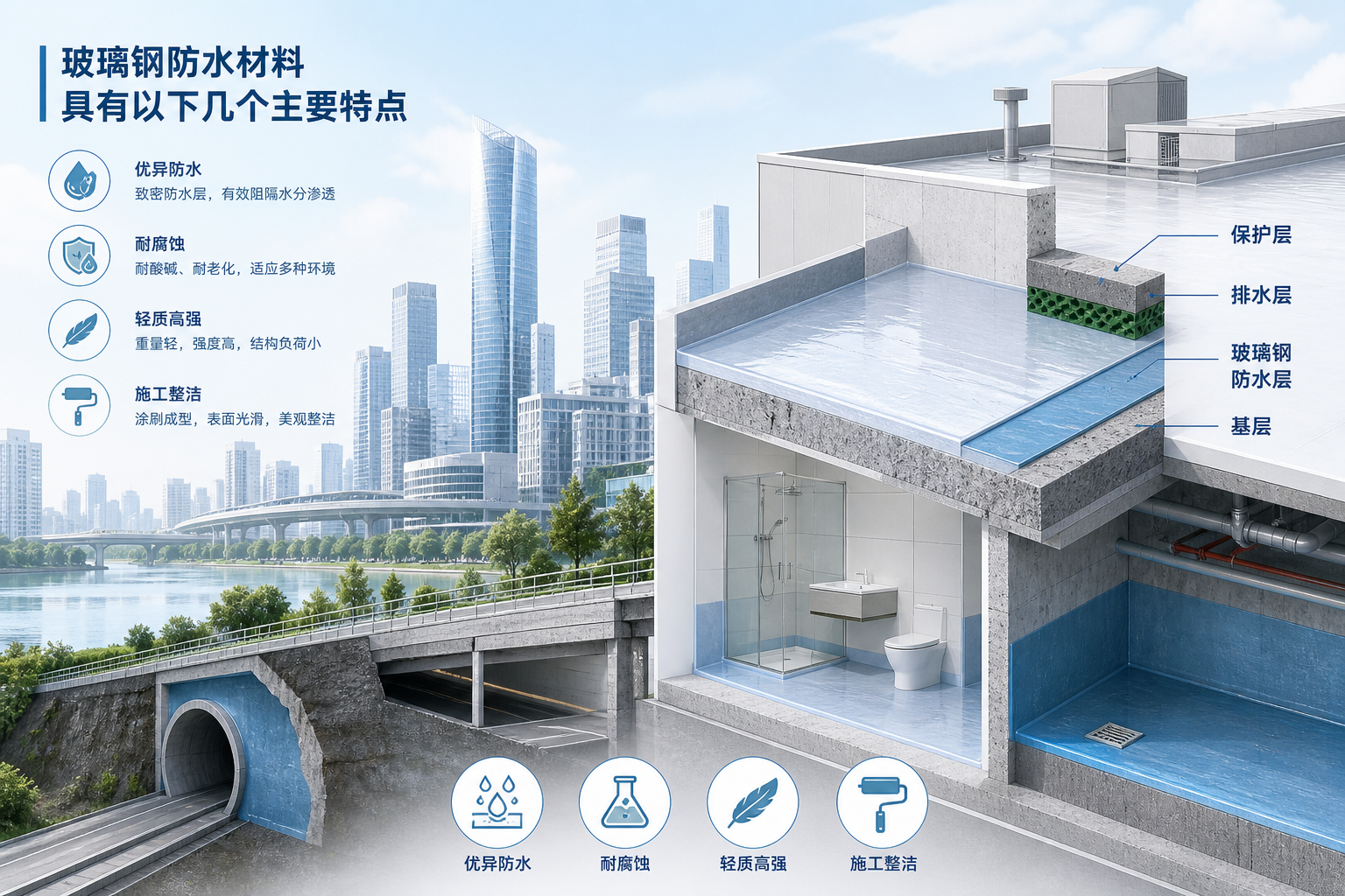 2023年玻璃钢防水材料市场趋势分析，关注 五指山 发展